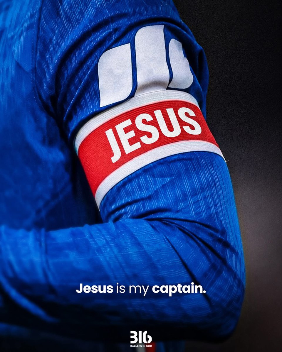 GhadweenSmart's tweet photo. When Jesus is your captain, He leads your decisions. In moments of pressure, confusion, or success, you look to Him for guidance instead of relying on yourself.

Just like a team trusts their captain to lead them through the game, we trust Christ to lead us through life.

#Iran https://t.co/LmBQCrQTcN