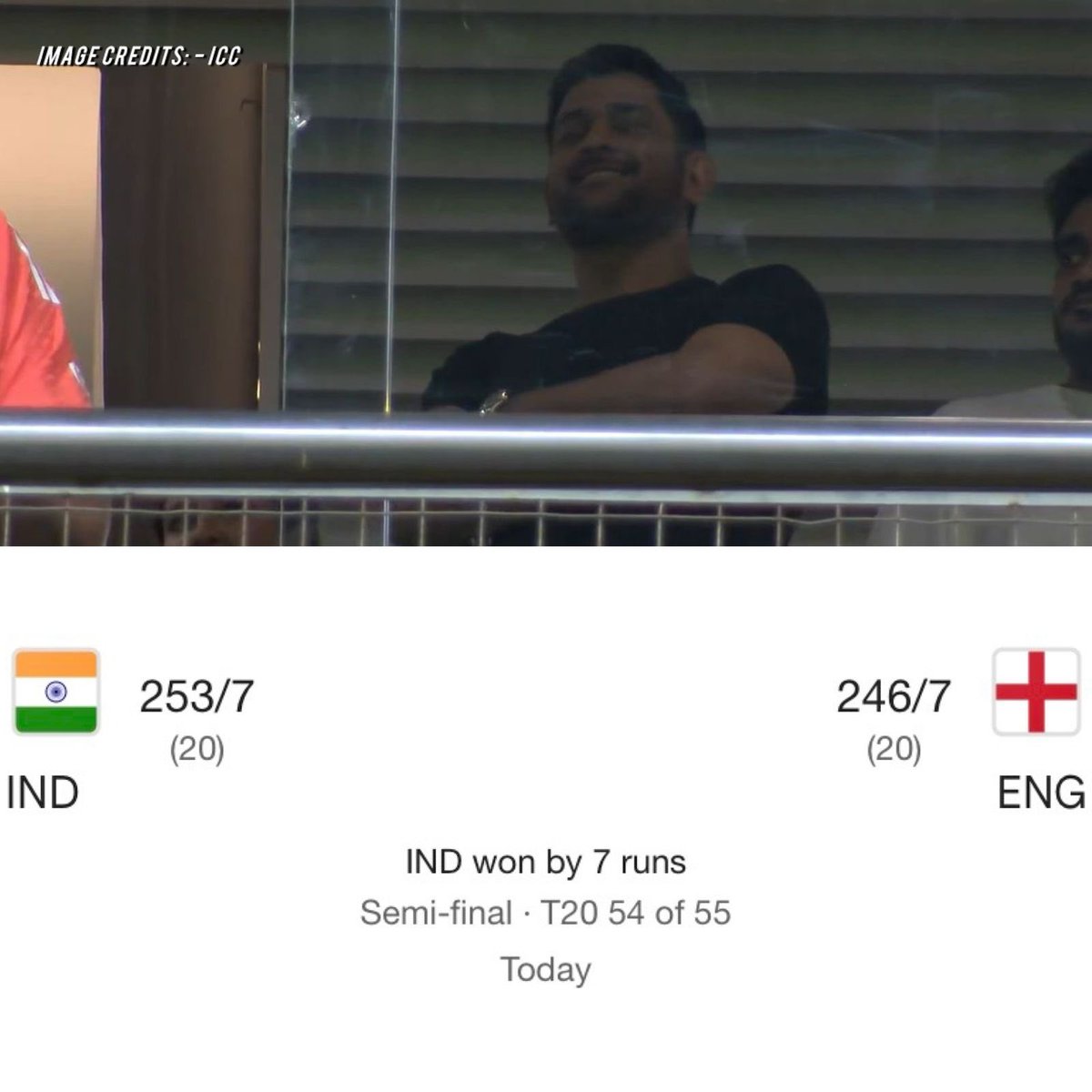 Vipul3198's tweet photo. #THALA For a reason 😂🤌 https://t.co/mwToIiTrot