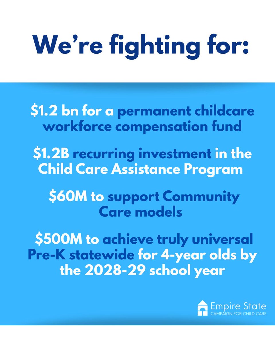Empire State Campaign for Child Care tweet media