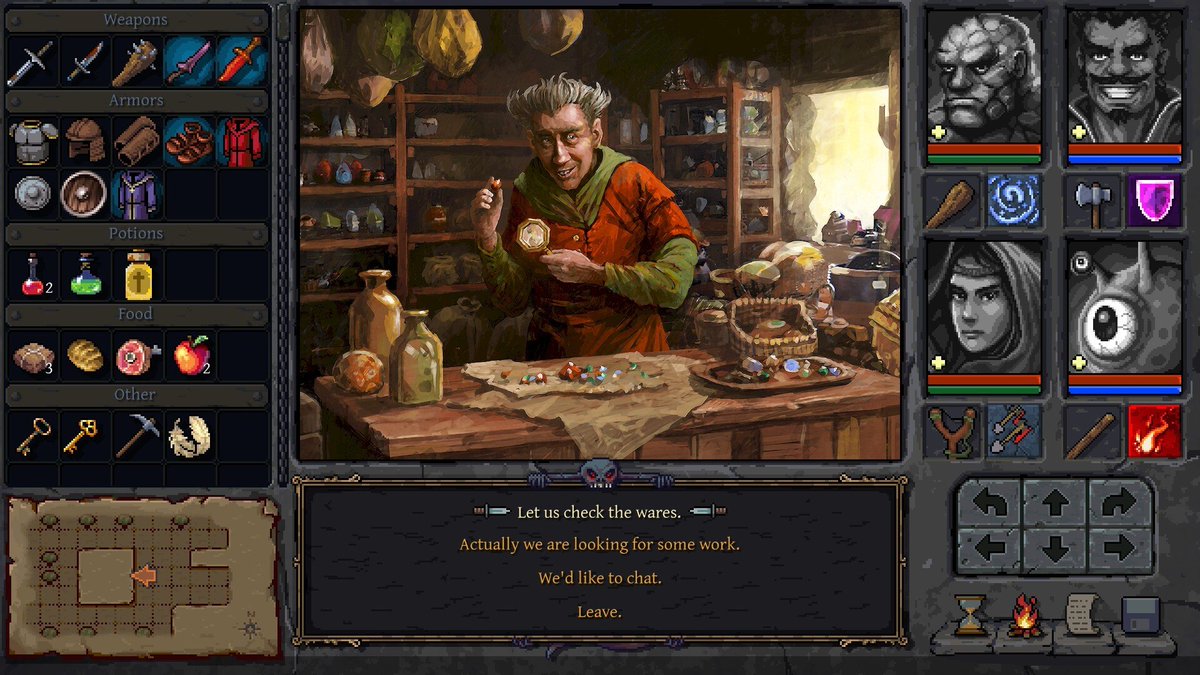Gamrok's tweet photo. I just finished the Underkeep demo and I'm already hooked! 🤩
I haven't been this excited to play a dungeon crawler since Legend of Grimrock. I already want to play the demo again!
➡️ Demo: https://t.co/E0JHuN1caW
#Underkeep #DungeonCrawler #SteamNextFest #PixelArt https://t.co/rfDcPsLiMj