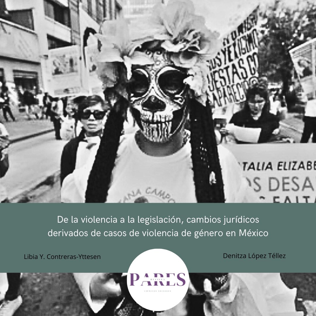 De la violencia a la legislación, cambios jurídicos derivados de casos de violencia de género en México 

Dra. Libia Y. Contreras-Yttesen
(Universidad Autónoma del Estado de Hidalgo, México)

Mg. Denitza López Téllez
(Universidad Autónoma del Estado de Hidalgo, México)