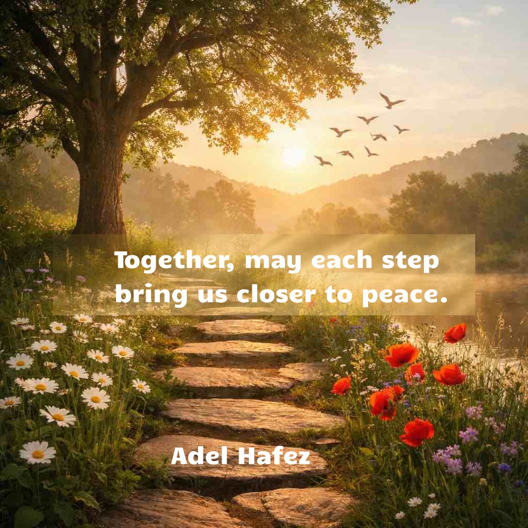 adelahafez's tweet photo. What Mother Nature teaches us:

Stand grounded, not entitled
Think hopeful, not doubtful
Love deeply, not hate blindly

Let our footsteps guide the world toward peace

#PeacePath #NatureWisdom #ChooseLove

@AmandaRay02 @BrooklynMorganJ @anna_blakelyaut @AnthonyGaenzle @RossSwan2 https://t.co/c8vpah4hew
