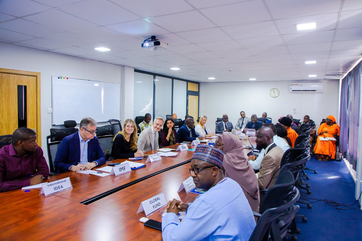 NAOGambia's tweet photo. We engaged with #diplomatic and #institutional partners today, to share highlights of our work and explore partnerships.

AG Sowe emphasized the vital contributions of donor partners and NAO’s commitment to staying well-equipped and responsive to the evolving demands #auditing. https://t.co/mshEBNMeAL