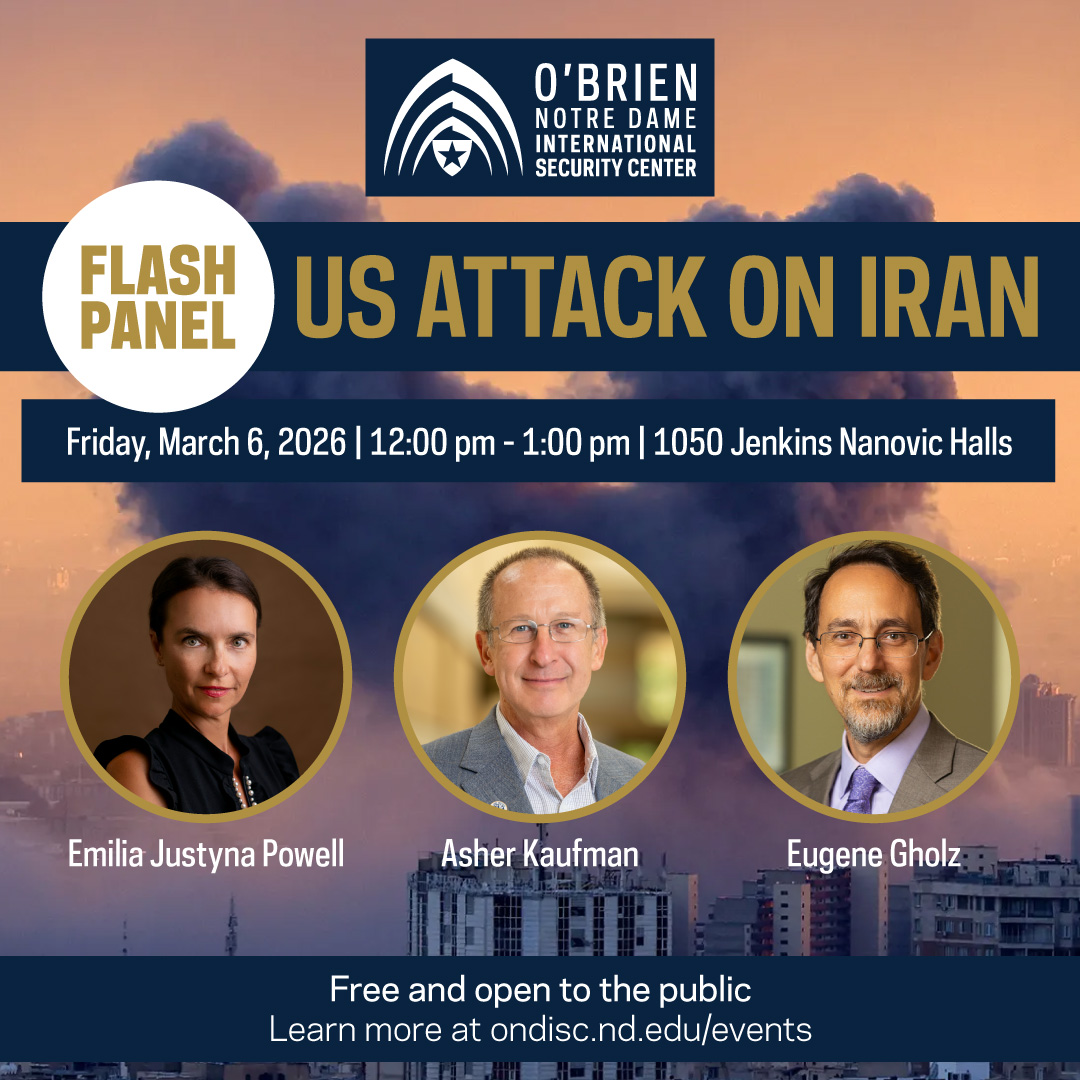 O'Brien Notre Dame International Security Center tweet media