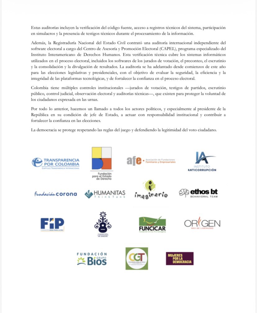 MujeresporlademocraciaCol tweet media