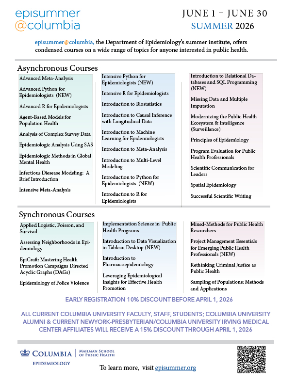 Columbia Epidemiology tweet media