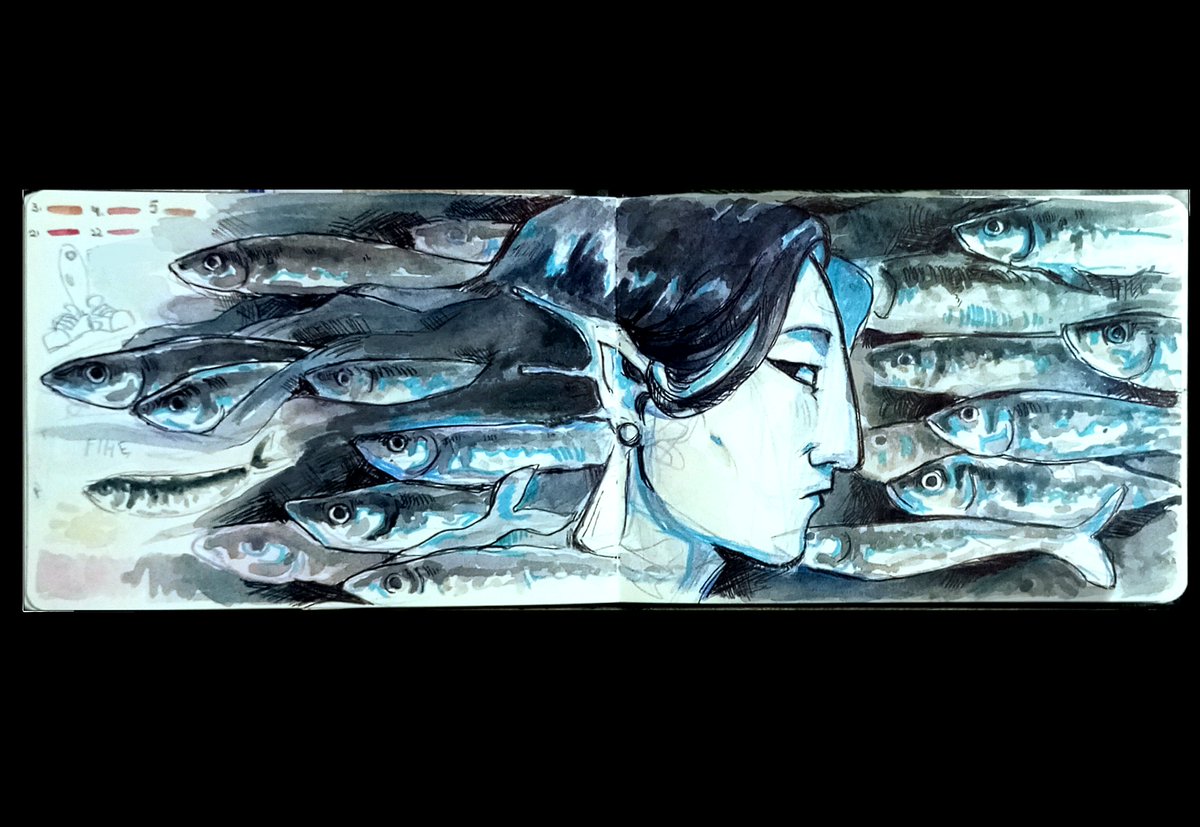 He xuan from my sketchbook 
#tgcf #hexuan