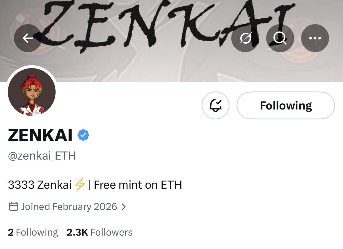 𝐄𝐚𝐫𝐥𝐲 𝐀𝐥𝐩𝐡𝐚 

<a href="/zenkai_ETH/">ZENKAI</a> - ( 2k followers )

- eth
- free mint
- follow + drop EVM wallets 

• extra bonus for retweeting 

Collab manager - <a href="/_emzyweb3/">Emzy</a> • NFTs!
