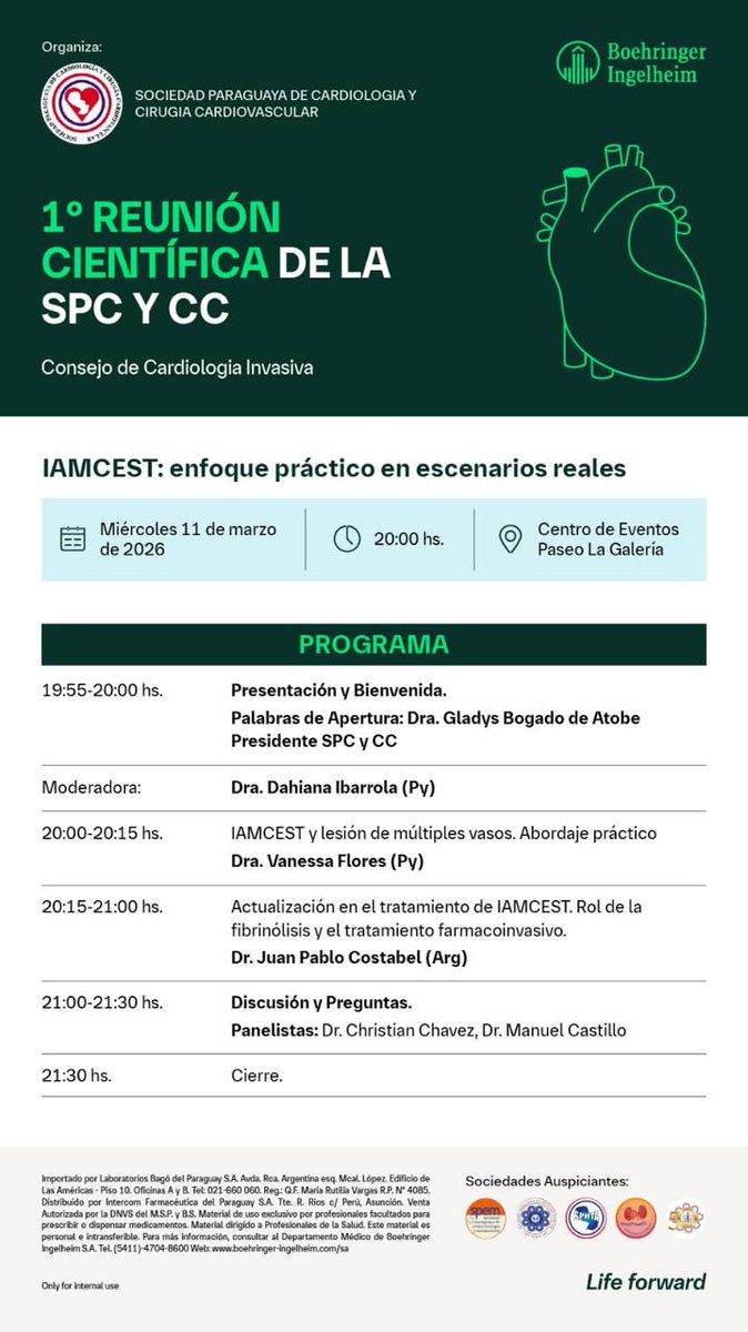 Sociedad Paraguaya de Cardiologia tweet media