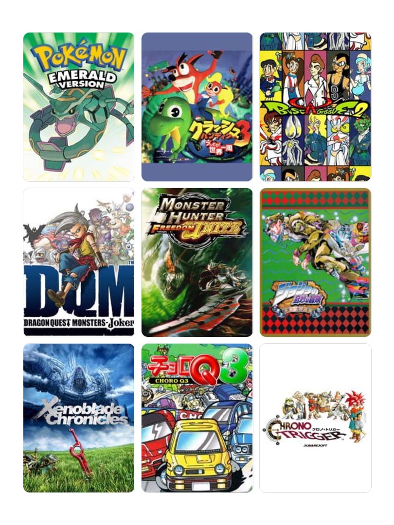 bandicootone's tweet photo. 私を構成する9つのゲーム
#My9Games #私を構成する9つのゲーム
https://t.co/EEM6oxl2Ok https://t.co/Yns96BS7Fw