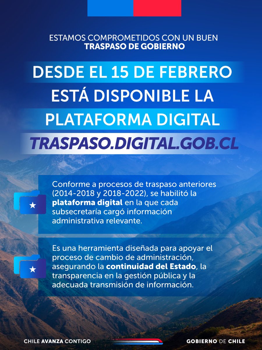 Gobierno de Chile tweet media