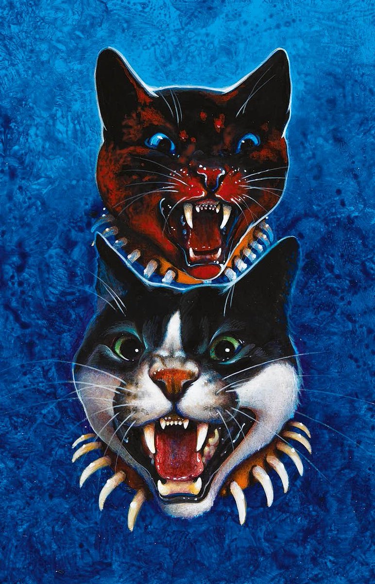 Isengarddescend's tweet photo. Obsessed with this official artwork where Scourge and Bone have matching collars https://t.co/9yNgB6aK2P