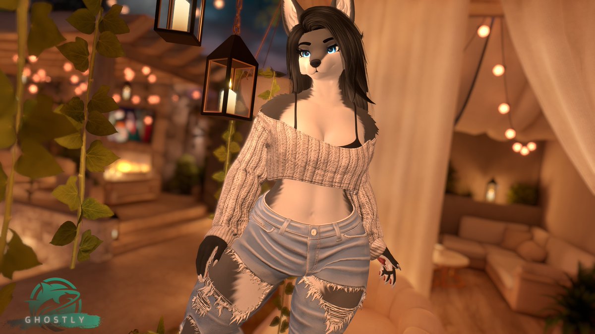 Ghostly3D's tweet photo. NEW VRCHAT AVATAR RELEASE!!!
Introducing the Ghostly Canines!

This soft sexy wolf gal is ready for cuddles! https://t.co/L17mU9i2wz