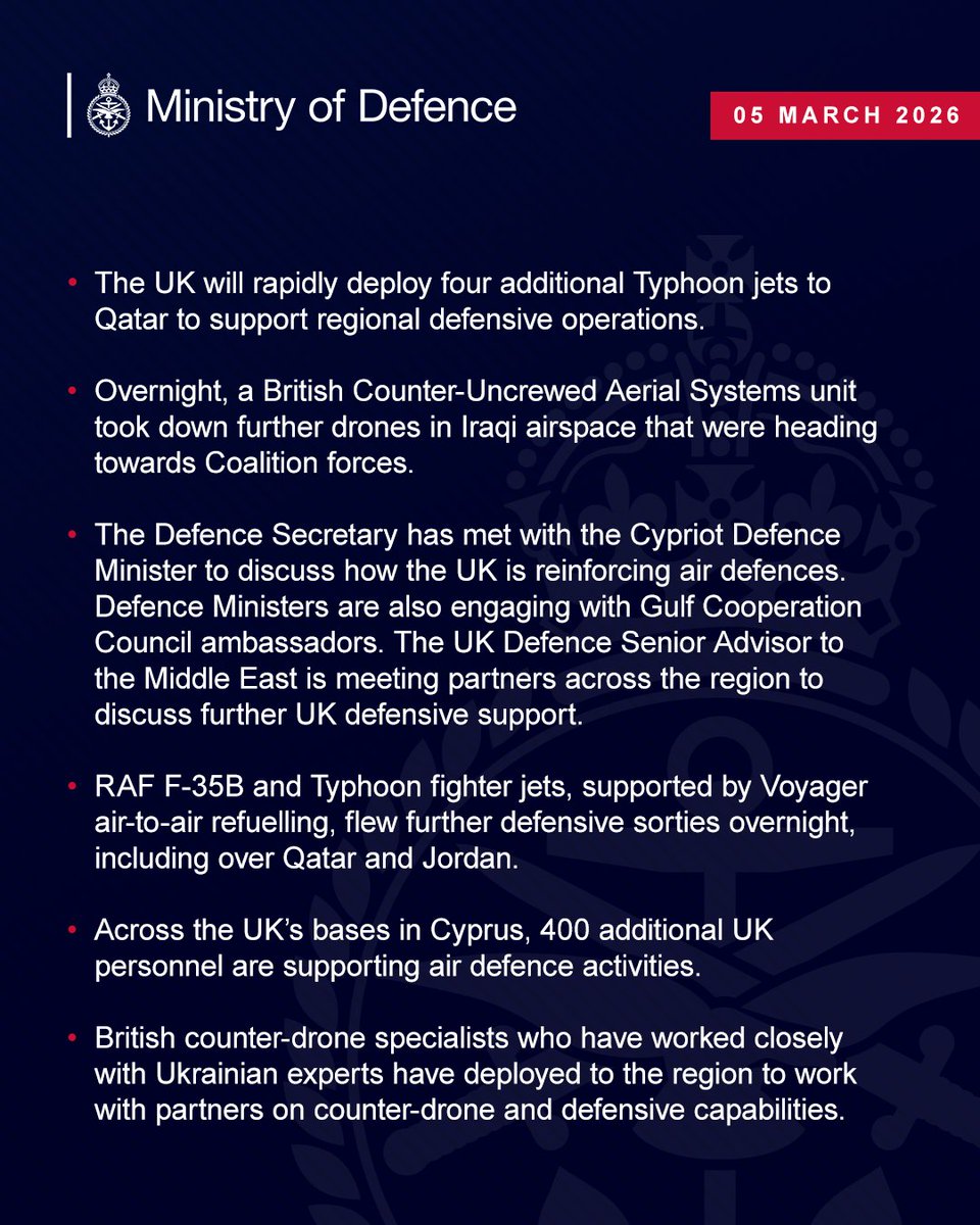 Ministry of Defence 🇬🇧 tweet media