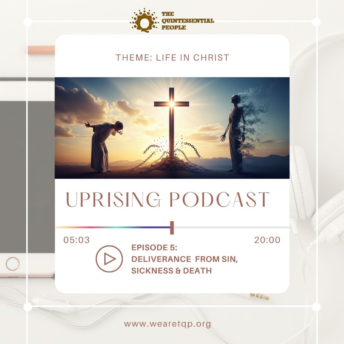 Hello everyone, 

Episode 5 of the Uprising Podcast will be live in exactly 55 minutes 😍. Tune in using the link below and be blessed

spoti.fi/40Ul7Zg