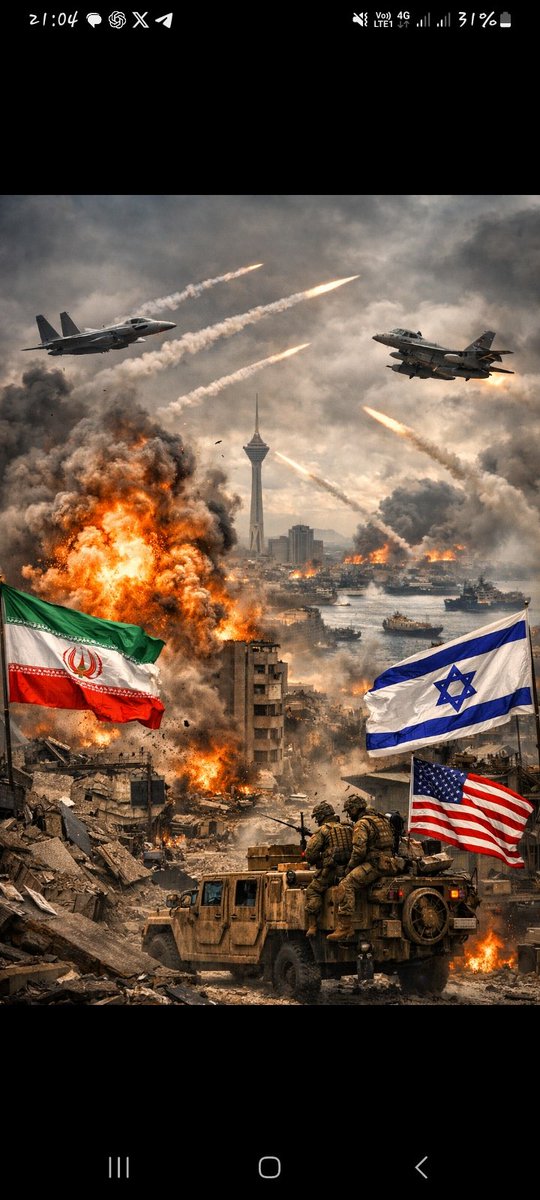 The world is watching 🌍
Missiles in the sky. Sirens in the cities.
The conflict between Iran 🇮🇷 and Israel 🇮🇱 is shaking the Middle East while the U.S. stands on high alert.

Oil routes, global markets, and millions of lives are on edge.

One wrong move… and this could turn.
