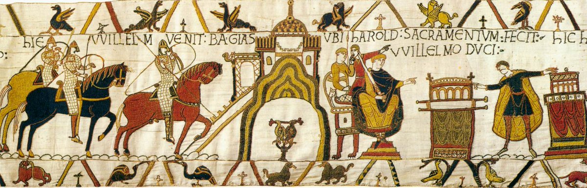 RealPreCinema's tweet image. 1064-1066
THE BAYEUX TAPESTRY
Was the #BayeuxTapestry an early attempt to describe an historical event in cinematic fashion? Was it our first true epic told in #embroidered linen and wool instead of celluloid? Or was the #Tapestry simply art mirroring life by those who lived it?