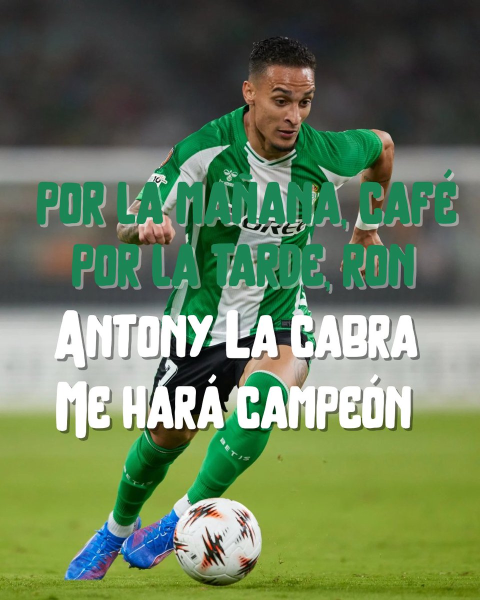 Antony la Cabra me hará campeón 🎶