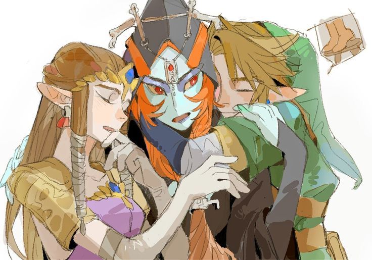 trio  ✨️ #zelda #twilightprincess #TLoZ 

🎨: cr art @/lili51540640