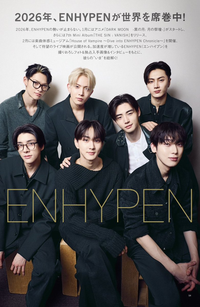 Theater Culture Magazine T. is out now

ENHYPEN reflects on their growth, music, and gratitude for ENGENE in this new feature including their latest activities in Japan. 

<a href="/ENHYPEN/">ENHYPEN OFFICIAL</a> #ENHYPEN <a href="/theater_mag_t/">シアターカルチャーマガジンT.【ティー.】編集部</a>