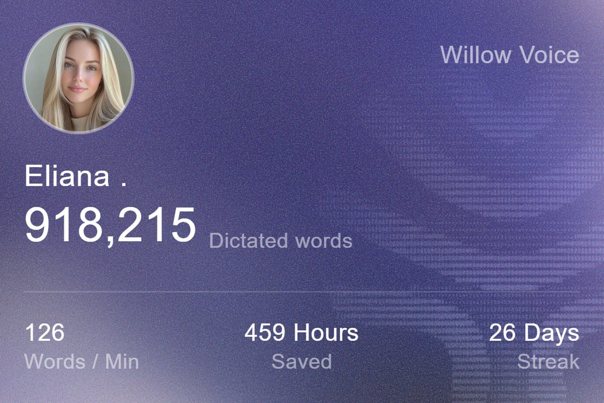 I've tried like four dictation tools in the past six months. Willow Voice is the only one that stuck. 3x more accurate and it's actually personalized to how I speak not just generic transcription