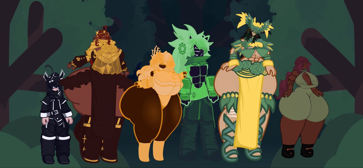 AAM0625's tweet photo. All of MINE ocs that I have made besides ZER0 (green dude) he was a gift from a friend. :3

#Gachalife2 #gachathicc
#gachacommunitysfw #gachamommy https://t.co/0ghe7rm5Rc