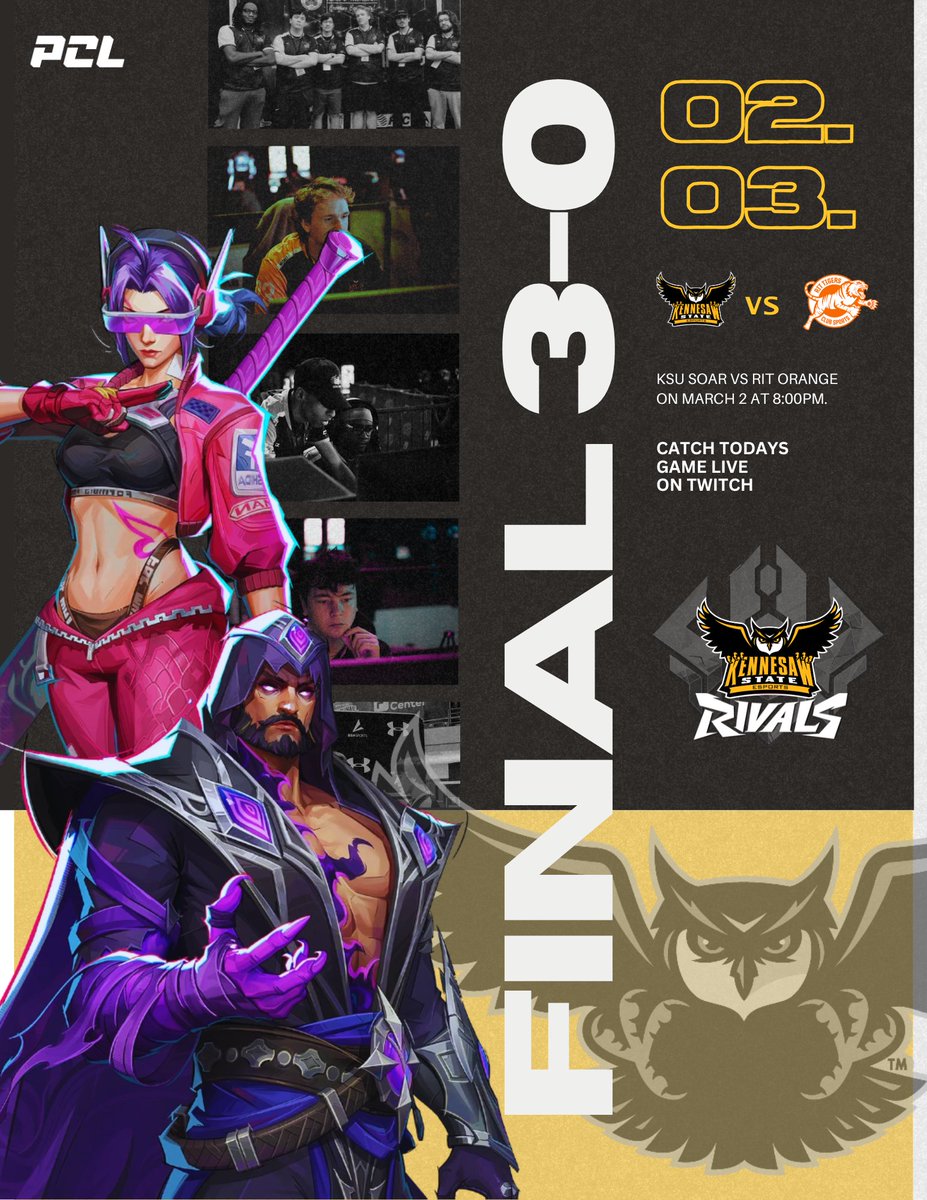 Scores are back for KSU Ascend and KSU Soar from our <a href="/playvs_college/">PlayVS College League</a> game!
#ksu #MarvelRivals