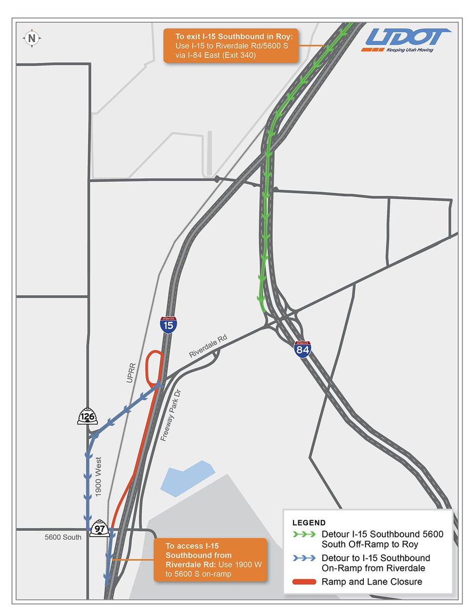 UDOT Region One tweet media