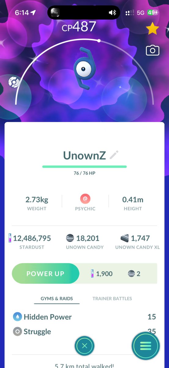 MaxFTE's tweet photo. @MYSTIC7 Bad IV, but still happy considering we only got 2 chances 🤣 https://t.co/VOtWZJjmnT