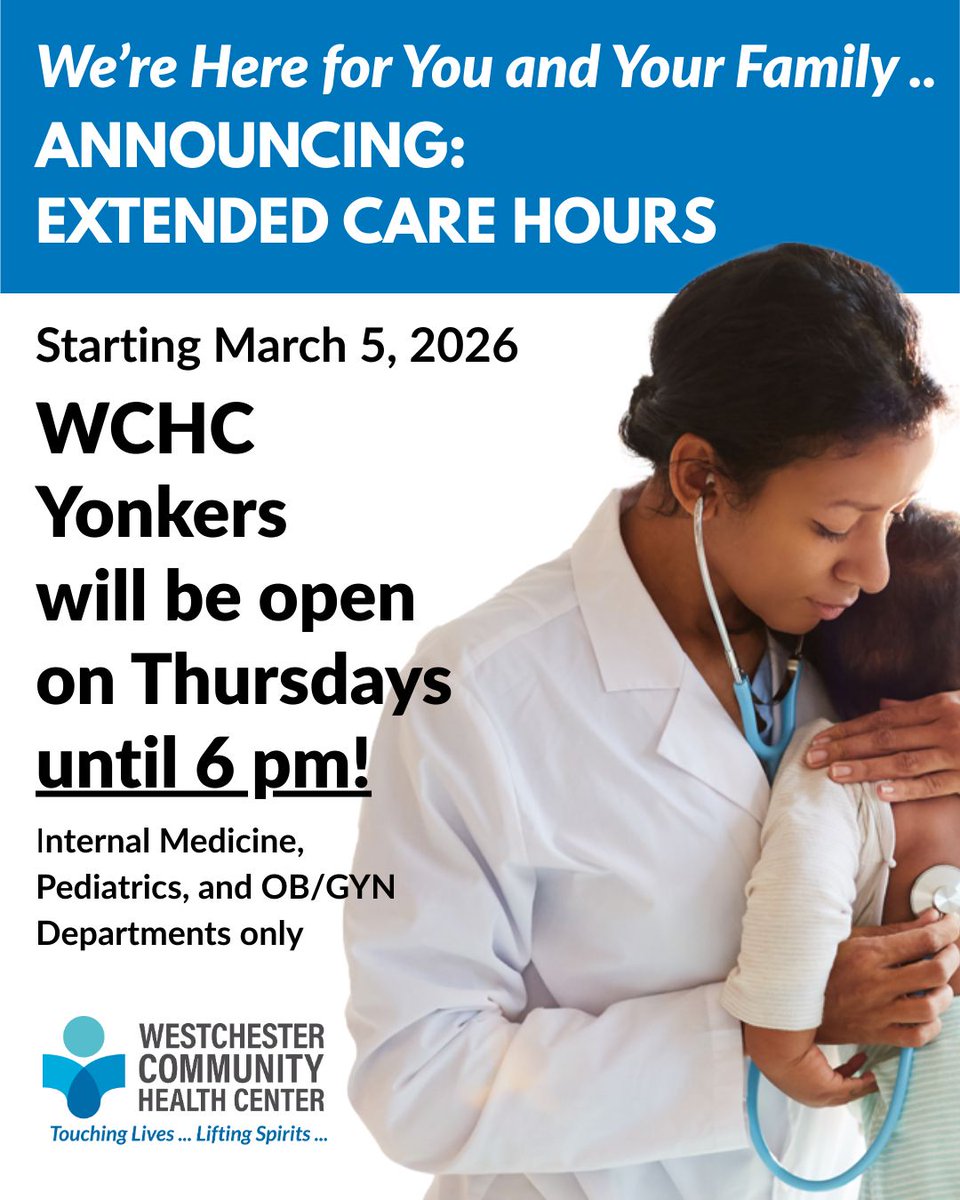 Westchester Community Health Center tweet media