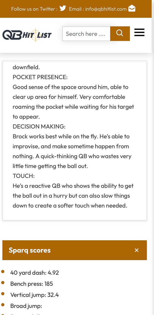 #5 ranked Pro Style QB in the country for the Class of 2030. More work to do. Love the process. <a href="/QBHitList/">QBHitList.com</a> <a href="/PrepRedzoneNext/">Prep Redzone 𝙉𝙀𝙓𝙏 🏈</a> <a href="/PrepRedzoneMI/">Prep Redzone Michigan</a> <a href="/MichFBFrenzy/">Michigan Prep Frenzy</a> <a href="/MIexposure/">Michigan Exposure</a> <a href="/ScoutedMi/">Scouted Michigan</a> <a href="/dzone/">d-zone</a> <a href="/MaxPreps/">MaxPreps</a>