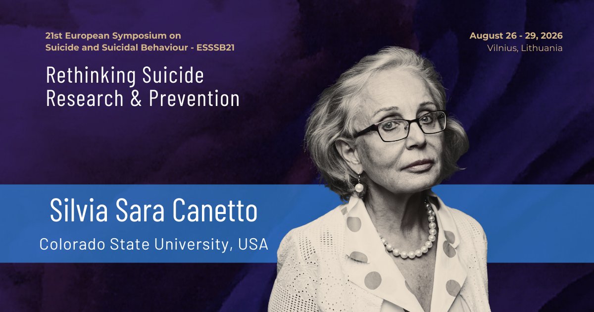 European Symposium on Suicide & Suicidal Behavior tweet media