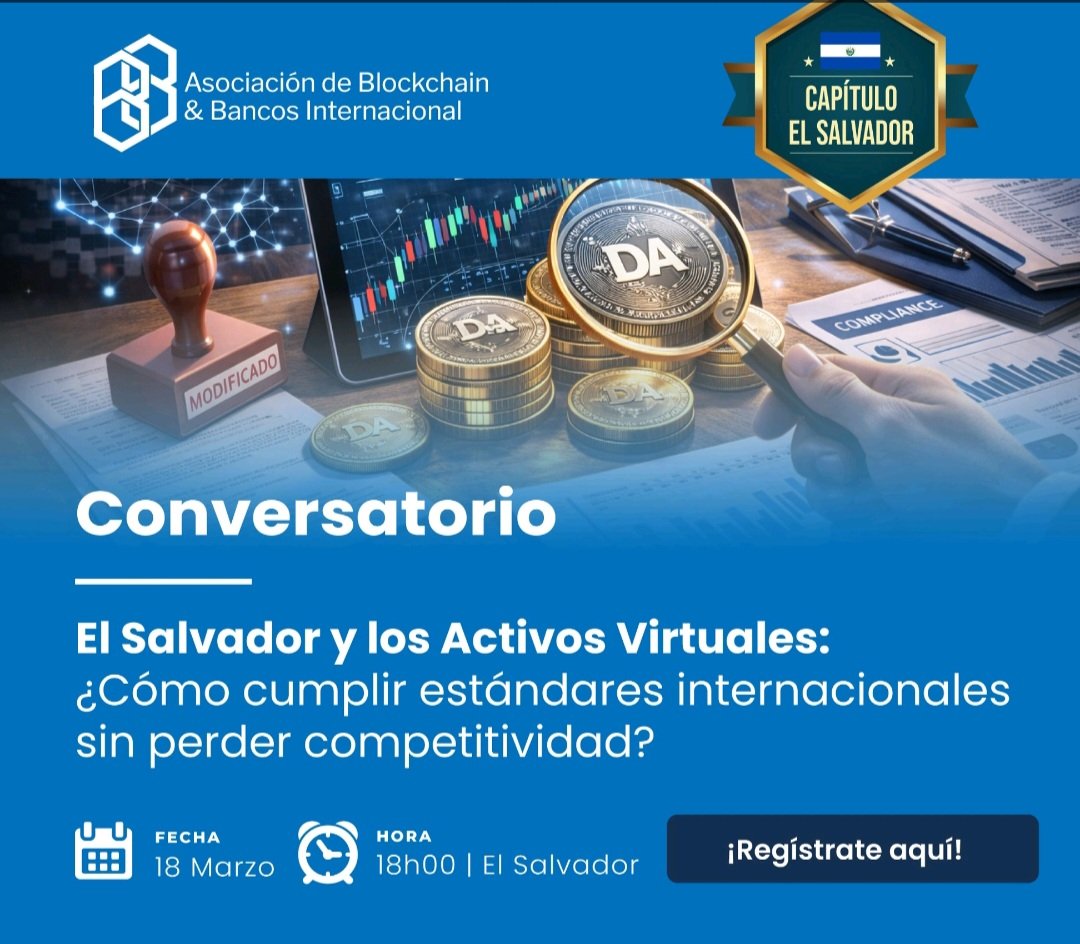 Bitcapital2022's tweet photo. Bitcapital Solutions presente en el conversatorio de capitulo El Salvador de la Asociación de Blockchain y Bancos Internacional,  regístrate gratis aca: https://t.co/ycmvkyOACo https://t.co/qksj0rNMgM