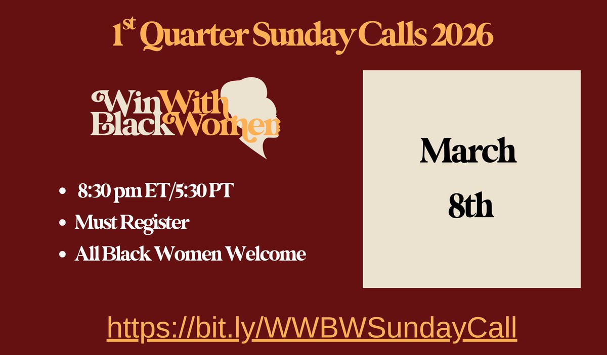 JotakaEaddy's tweet photo. I've been tagged many times since the #TexasPrimary . And Yes- I too am disappointed & look forward to the day that the sweat equity that #BlackWomen put into our Democracy is fully reflected across elections.  Many have asked " is there a place for us to gather ?"  @winwithblackwomen zooms remain a safe and sacred space for Black Women on Sundays at 8:30pm est - we've haven't stopped and won't.  Join us this Sunday as we gather, reflect, and discuss the continued work. https://t.co/6l2eLiktZH  #WinWithBlackWomen #Elections