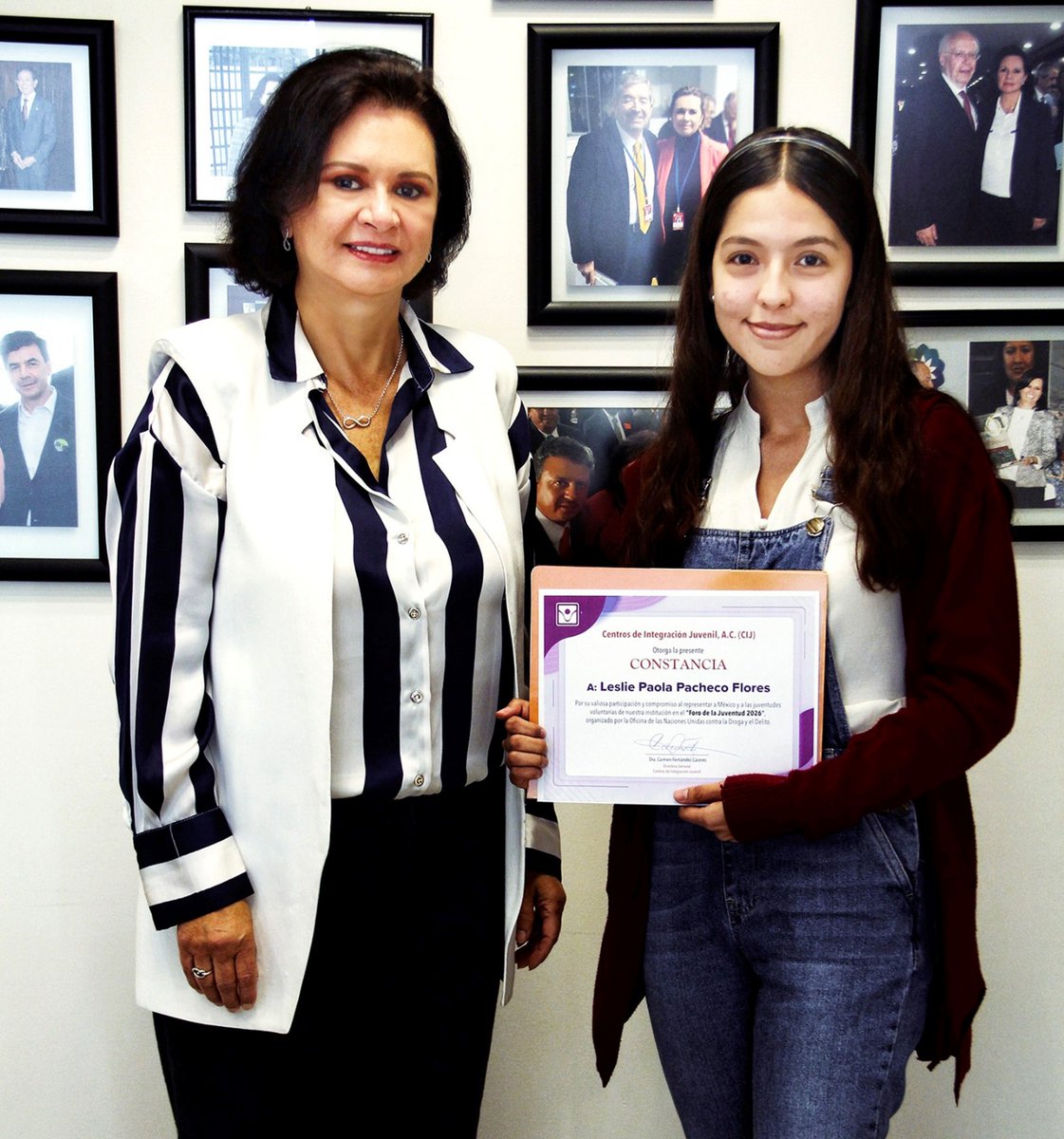 Paola Pacheco, integrante del Voluntariado CIJ será representante de México en el Foro de la Juventud 2026, organizado por la Oficina de las Naciones Unidas contra la Droga y el Delito. El evento, se realiza en el marco de la Comisión de Estupefacientes en Viena.