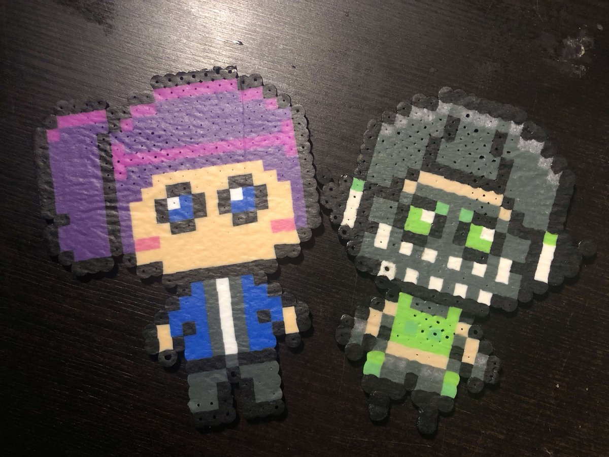 made vent &amp; octane into perler beads awhile ago!! #apexlegends #ApexLegendsfanart #selfship