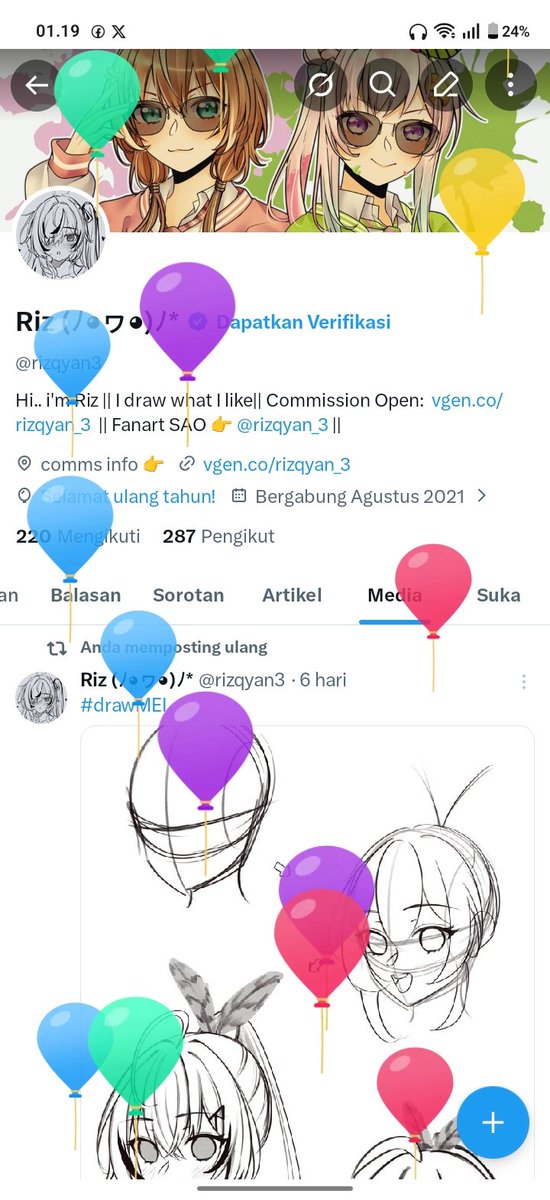 Riz (ﾉ◕ヮ◕)ﾉ* ||Comms Open📌 tweet media