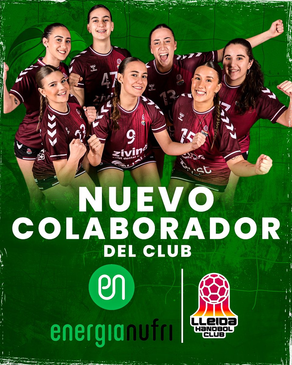 LleidaHC's tweet photo. El Lleida Handbol Club ha anunciat la incorporació de l’empresa lleidatana Energia Nufri com a nova empresa col·laboradora del projecte esportiu de l’entitat. L’acord suposa un reforç per al club en un moment marcat per l’ambició esportiva i la consolidació de diversos projectes https://t.co/J4FXBmRMHM