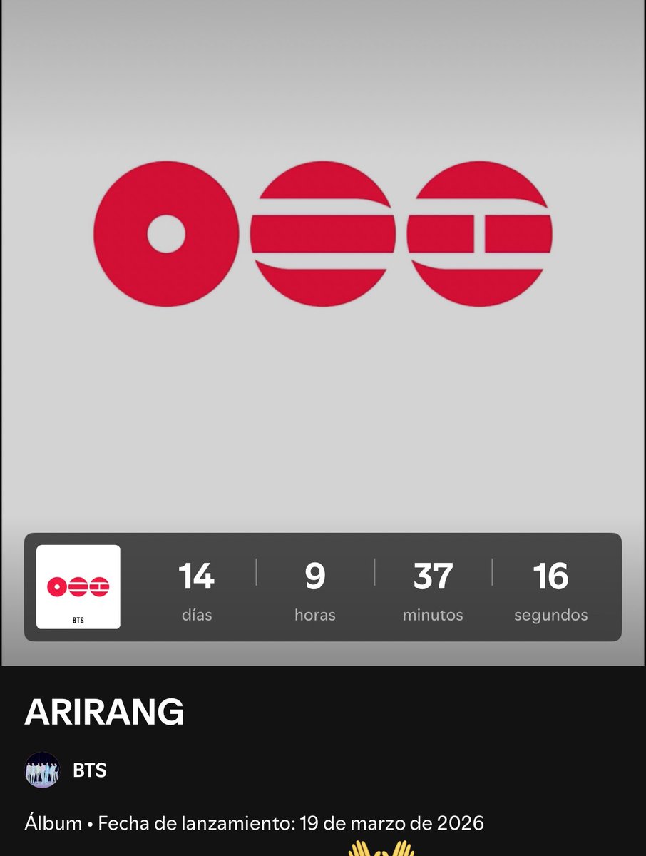 la fecha…. 
Con BTS, no existen coincidencias