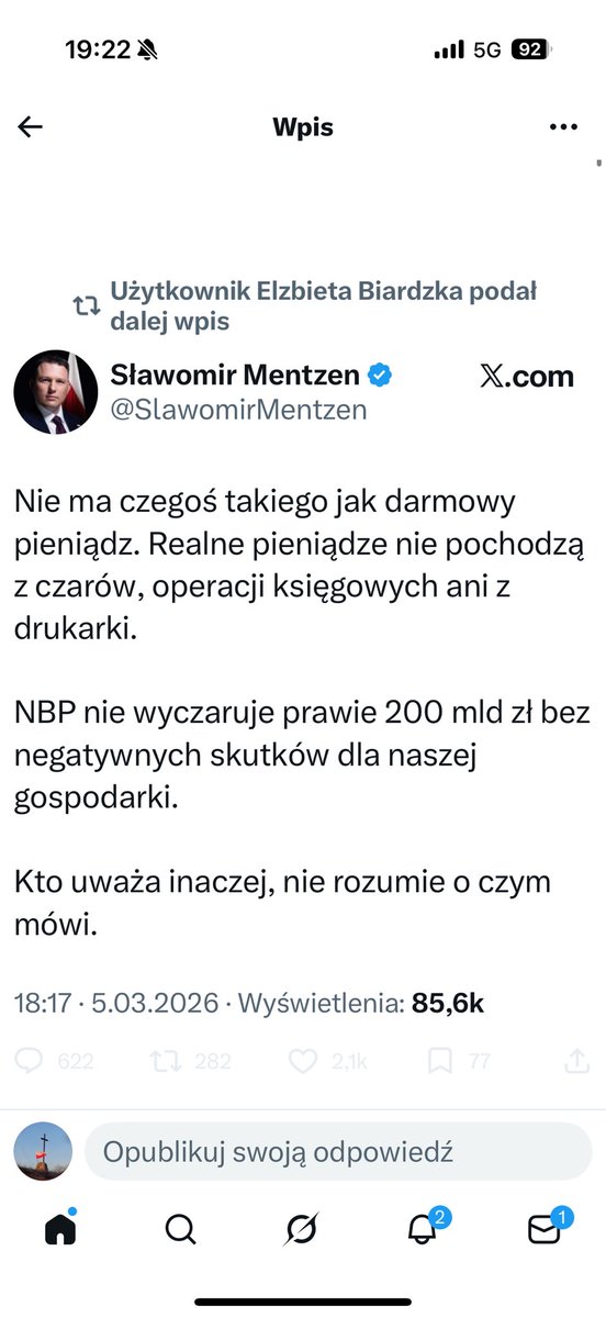 Zawsze Gdy przez myśl przechodzi mi że mógłbym zagłosować  na <a href="/KONFEDERACJA_/">Konfederacja</a>, to wtedy wychodzi to popychadło tuska i szybko mnie z tego potrafi wyleczyć 😜