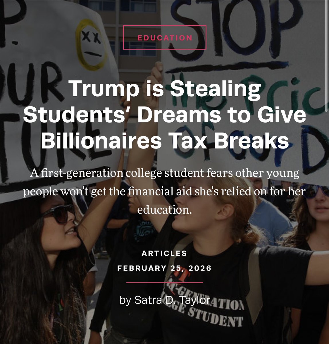 Families Over Billionaires tweet media