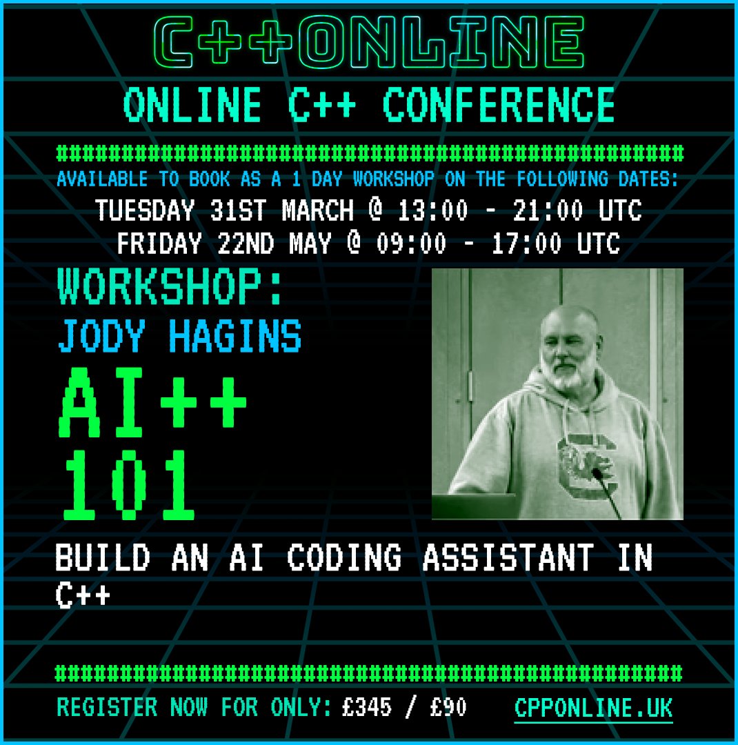 CppOnline tweet media