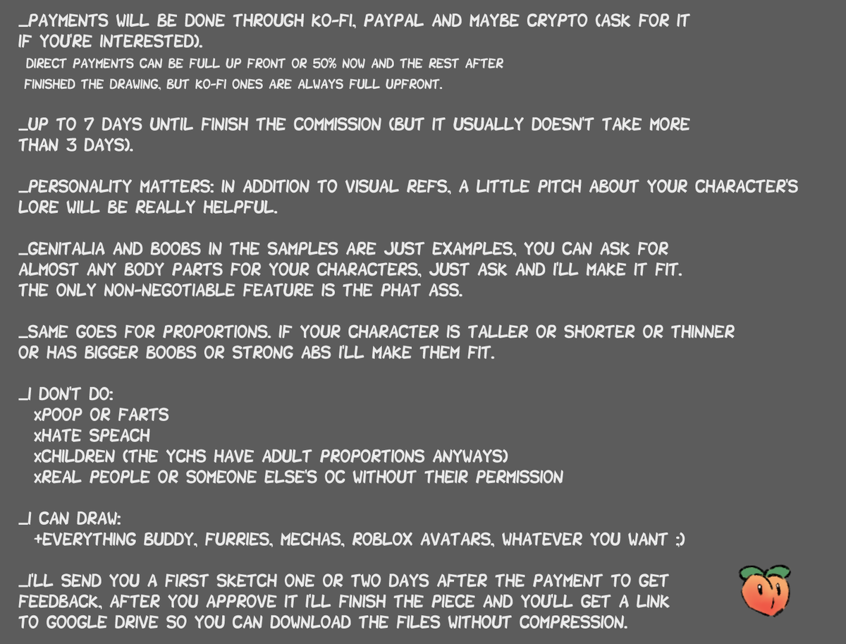 Peaches (nsfw) Chubby girls art 🍑 tweet media