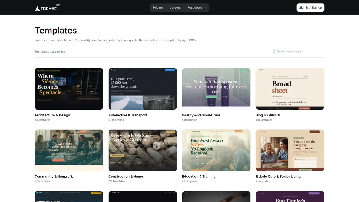 BREAKING :

25,000+ free landing page templates just dropped.

Restaurant pages. Startup launches. Portfolios. Fashion stores. Travel sites.

No prompts. No coding. No blank canvas.

Just pick a template, customize it, and launch.

This is one of the biggest free drops I’ve seen
