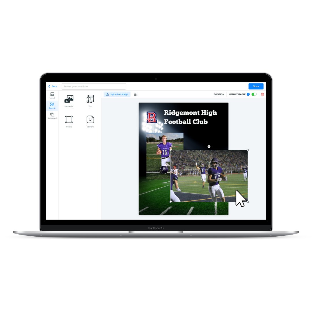 Great sports composites sell. Living in Photoshop to make them doesn’t scale.

With WaldoPro SmartMates, design your templates once and Waldo’s AI auto-generates personalized versions for every athlete — matched to sport and jersey color.

Create it once. Let Waldo deliver. ⚡