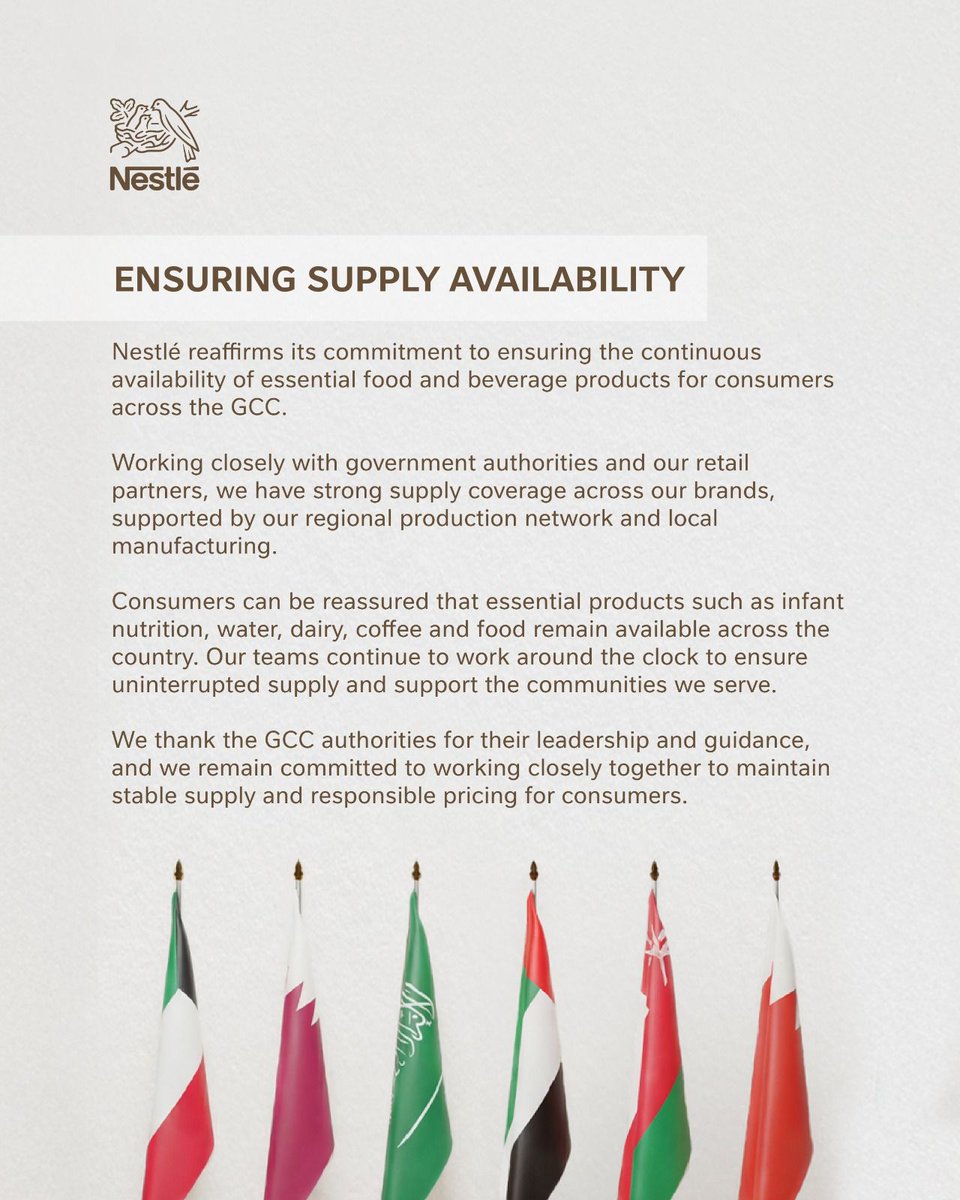 Nestlé MENA tweet media