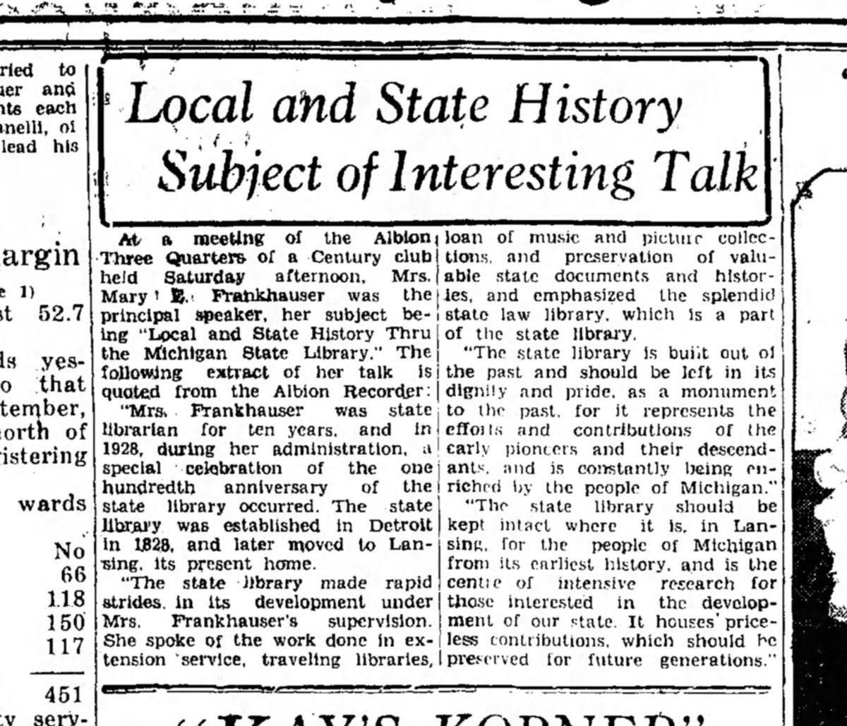 Library of Michigan tweet media