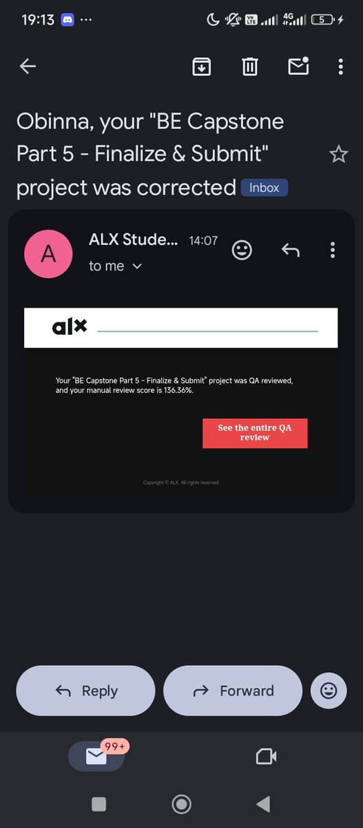 Obinna32_'s tweet photo. Project finally got reviewed πͺ
138percent π₯
#ALX #ALX_BE #Django https://t.co/lB4PLXBRLW