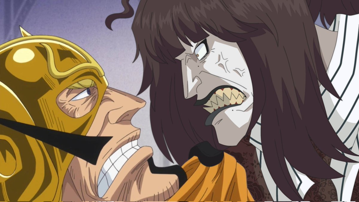 Dirtymeanuruk's tweet photo. [#Onepieceoc #onepieceselfinsert]
💥[Fake screenshot]💥

✨️I like to think that Monday is at Whole Cake Island and is bullying Judge 👀 (Judge is obviously provoking her) 
[Check bio byf/byi] https://t.co/JdKGnxravX