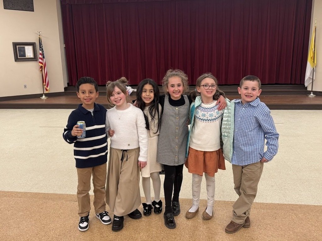 Some very happy second graders after their first Reconciliation yesterday evening! Thank you to Sister Amata Christi for preparing them so well for the sacrament. 🙏